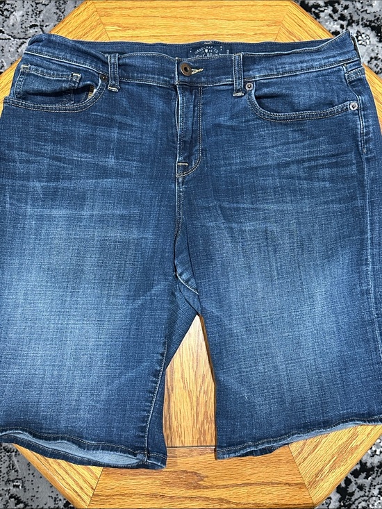 Lucky Brand Pants - *LUCKY BRAND* Plus Dark Blue Denim The Bermuda Shorts Size 14